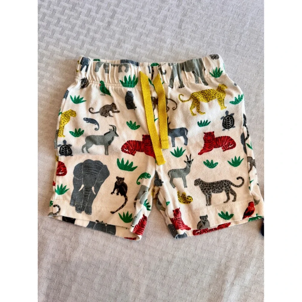 Baby Boy Clothes Bundle Carter's Boden Cat & Jack 3-12M Safari Gingham Denim 7pc